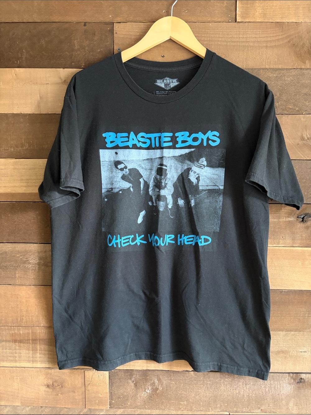 Beastie Boys 'Check Your Head' Short Sleeve Tee - Black/Blue